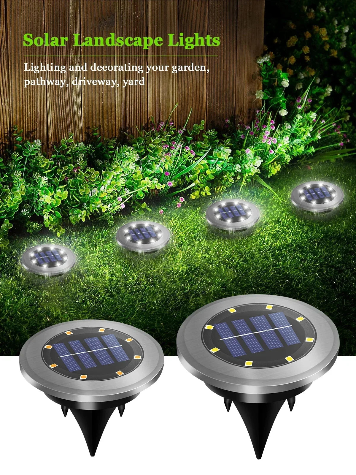 Garden Lights Outdoor Bright in-Ground Lights